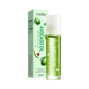 Formule personnalisée, marque privée Sadoer, 8 ml, roller végétalien, huile à lèvres hydratante à l'avocat pour femmes, gloss à lèvres - Product Image 5
