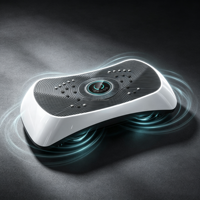 Nouvelle plaque vibrante verticale intelligente 3D pour le remodelage de la taille et l'amincissement, appareil d'exercice