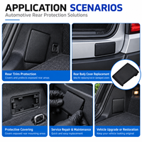 Couvre-protection arrière en caoutchouc personnalisé pour automobile, capuchon de garniture arrière à clipser, remplacement pour la protection de la carrosserie du véhicule