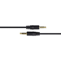3.5mm erkek 4 kutuplu 3 halka TRRS AV ses uzatma kablosu 1m 3ft