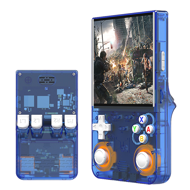 For R36 Ultra Portable Classic Retro Handheld Game Console with Wifi Function Video Gaming Player Linux Screen R36S Model
