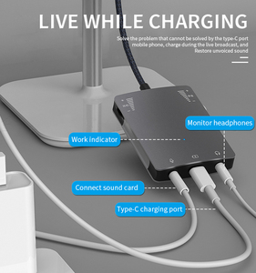 Top Bán OEM Cho Điện Thoại 3 Trong 1 Stereo Card Âm Thanh Trực Tiếp Chuyển Đổi 3.5Mm Bộ Chuyển Đổi Âm Thanh Sạc Phát Sóng Trực Tiếp Chuyển Đổi Tai Nghe - Product Image 5