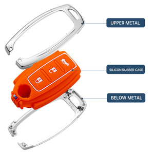 Porte-clés de voiture, mignon, housse, accessoire de style de voiture, pour Nissan Tiida, Teana, blue bird, Sentra, kks, <span class=keywords><strong>Qashqai</strong></span>, Terra, - Product Image 3