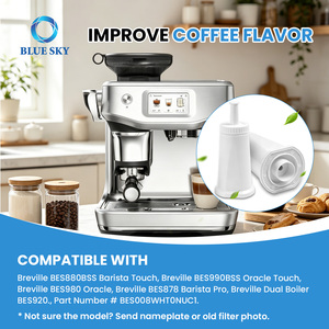 Filtre à eau pour machine à expresso compatible avec Brevilles Barista Touch BES880, Barista Pro BES878, <span class=keywords><strong>Oracle</strong></span> Touch BES990, <span class=keywords><strong>Oracle</strong></span> BES980 - Product Image 4