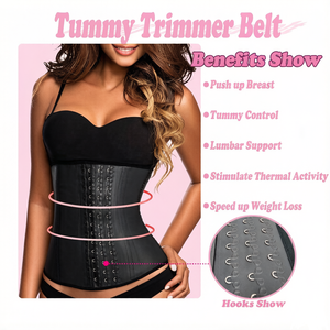 Corsetto Modellante a Torso Lungo con 9 Stecche in Acciaio, Guaina in Lattice, Faja Colombiana, Modellatore per Pancia Inferiore con Parte Anteriore Più Lunga - Product Image 3
