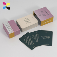 Boîte de jeu de cartes familiale étanche en feuille d'or en plastique pour jouer aux adultes pour jeux de cartes magiques