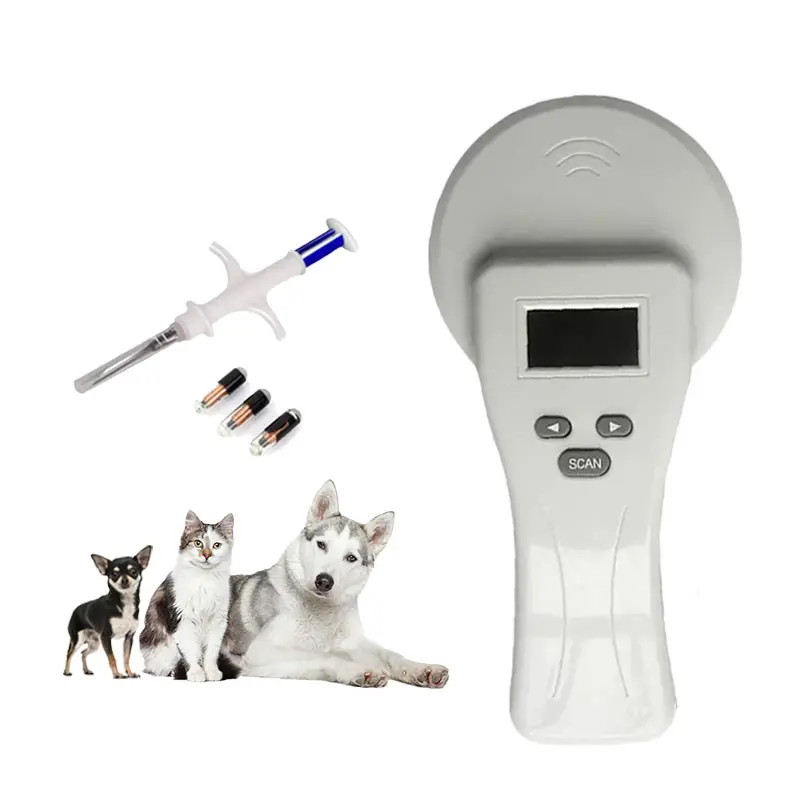 OEM cane gatto pet microchip lettore RFID NFC lettore di smart card writer 134.2Khz Animal LF lettore RFID