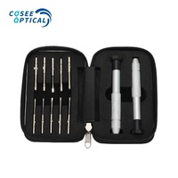 Kit de réparation de lunettes multifonctionnel Mini petit jeu de tournevis pour lunettes 10-en-2 Outils Accessoires