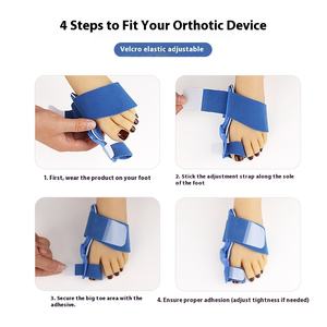 YNBG JZ85 Semelle orthopédique en plastique pour le soin des pieds, attelle pour <span class=keywords><strong>hallux</strong></span> <span class=keywords><strong>valgus</strong></span>, <span class=keywords><strong>orthèse</strong></span> médicale professionnelle pour les orteils - Product Image 3