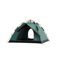Tente de camping extérieure à installation rapide, sans assemblage nécessaire, pour 3-4 personnes, design pliable portable, protection contre le soleil et la pluie