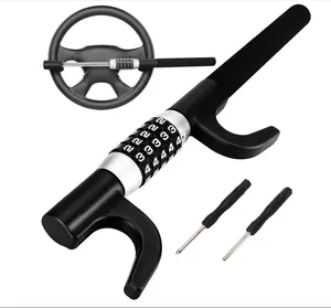 trending products 5 Digit Combination Steering Multi Theft Car Steering Type Security Device Car Anti Theft Steering Wheel Lock