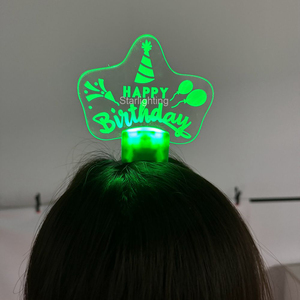 Serre-tête lumineux LED personnalisé avec logo, coloré et scintillant, idéal pour Halloween, Noël, les fêtes et les concerts – Vente en gros usine - Product Image 3