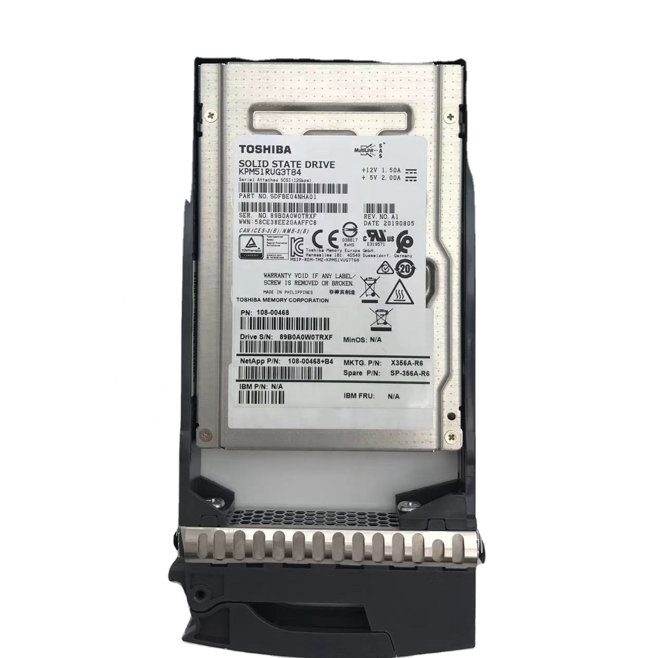 Netapp X356A-R6 3.8TB SAS SSD - High Performance Storage