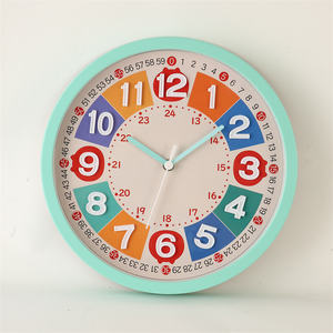 <span class=keywords><strong>Reloj</strong></span> <span class=keywords><strong>de</strong></span> Pared Infantil REIDA, Redondo, Multicolor, Educativo, Silencioso, Analógico, Sin Tictac - Product Image 5
