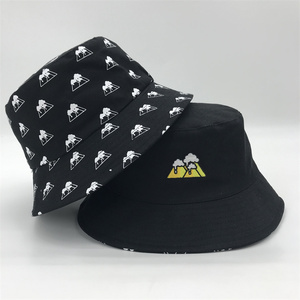 Chapeau seau réversible des <span class=keywords><strong>deux</strong></span> côtés avec logos de broderie personnalisés, chapeau Bob réversible 100% en coton biologique avec logo personnalisé - Product Image 6