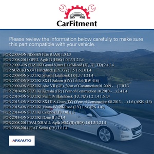 Bobines d'allumage ARKAUTO 33400-68K20 33400-51K40 UF634 pour <span class=keywords><strong>Suzuki</strong></span> Grand Vitara SX4 Alto Swift Celerio Dzire 1.0 L3 1.2 2.4 L4 - Product Image 5