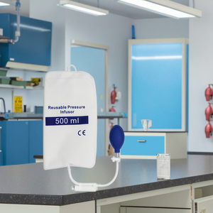 500ml manuelle Druck <span class=keywords><strong>infusion</strong></span> tasche Nylon manschette mit Nylon netz und Kolben manometer - Product Image 5