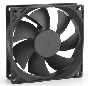 Yüksek statik basınç endüstriyel hava akış fanı 92x92x25mm 9225mm 12V 24V 48V dc eksenel fan egzoz soğutma fanı