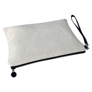 Prosub Großhandel Leinen Sublimations-Kosmetiktaschen mit Reißverschluss - Wärmeübertragungsdruck für Werbezwecke - Product Image 1