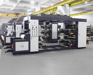 [JT-YTB41000]Automatic Paper Film PVC Non Woven Flexo CI Central Drum Flexografic Printing 4Color Flexo Printing Machine