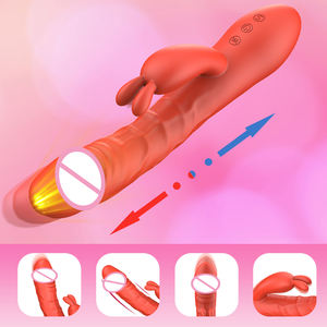 Vibrateur Lapin Point G et Clitoridien, 10 Modes de Vibration, Pulsations Pénétrantes, Étanche, Rechargeable, en Silicone Non-Latex, Godemiché Sexuel - Product Image 5