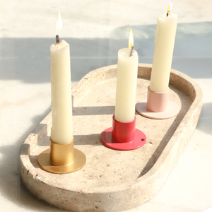 Simple Clear Short Metal <strong>Candle</strong> <strong>Holders</strong> For Taper <strong>Candle</strong> Wedding Christmas Home Decor - Product Image 5