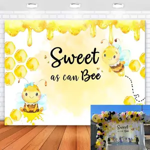 Sweet As Can Bee Achtergrond Leuke Grappige Foto Behang Kinderen Activiteiten Fotografie Achtergrond Verjaardagsfeestje Decoratie