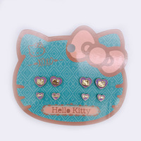 Mecobff — boucles d'oreilles pour enfants, belle boucle d'oreilles hello kitty, universel NBC avon Sedex BSCI aile, bijoux d'usine