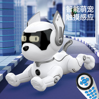 Interaktiver programmier barer intelligenter rc roboter hundes pielzeug pädagogischer fern gesteuerter hunde roboter