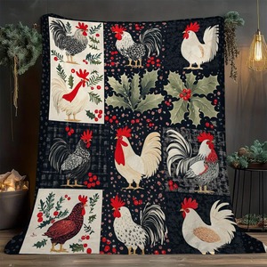 Manta de Franela con Estampado Moderno, Manta para Siesta, Transpirable, Suave al Tacto, para Dormitorio, Sala de Estar, Impresión Personalizada, OEM, ODM - Product Image 1