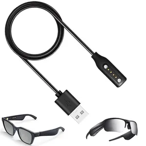 Akıllı gözlük şarj adaptörü şarj kablosu kablosu tel Bose çerçeveleri Alto S M L Rondo Soprano Tenor manyetik taşınabilir adaptör