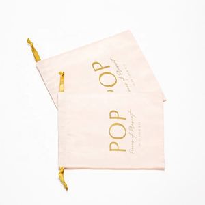Custom Logo Organic Cotton Canvas Gift Packaging Dust Drawstring Bag - Product Image 6
