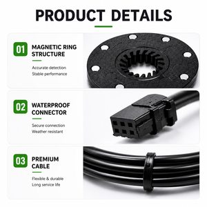 Imanes para Bicicleta Eléctrica, Sensor Asistente del Sistema PAS para Bicicleta Eléctrica - Product Image 2