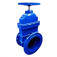 Vanne à opercule manuelle en fonte ductile à brides PN16 avec joint souple EPDM pour le contrôle de l'eau DN 300-DN1200