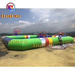Grande giro gonfiabile 10x6x0.6m piscina gonfiabile quadrata piscina gonfiabile per barche d'acqua - Product Image 5