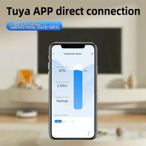 Monitor de Nivel de Agua <span class=keywords><strong>Lora</strong></span> LCD, con Batería, Tuya Smart Home, Sensor de Nivel de Agua sin Contacto de Larga Distancia, para Río y Aguas Residuales, WiFi - Product Image 6