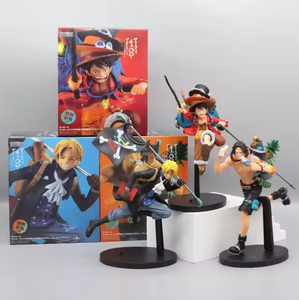 Vendita Calda: Action Figure in PVC dei Tre Fratelli Luffy, Ace e Sabo, Giocattoli da Collezione, Regalo Perfetto per Compleanni dei Bambini, Confezione ODM - Product Image 4