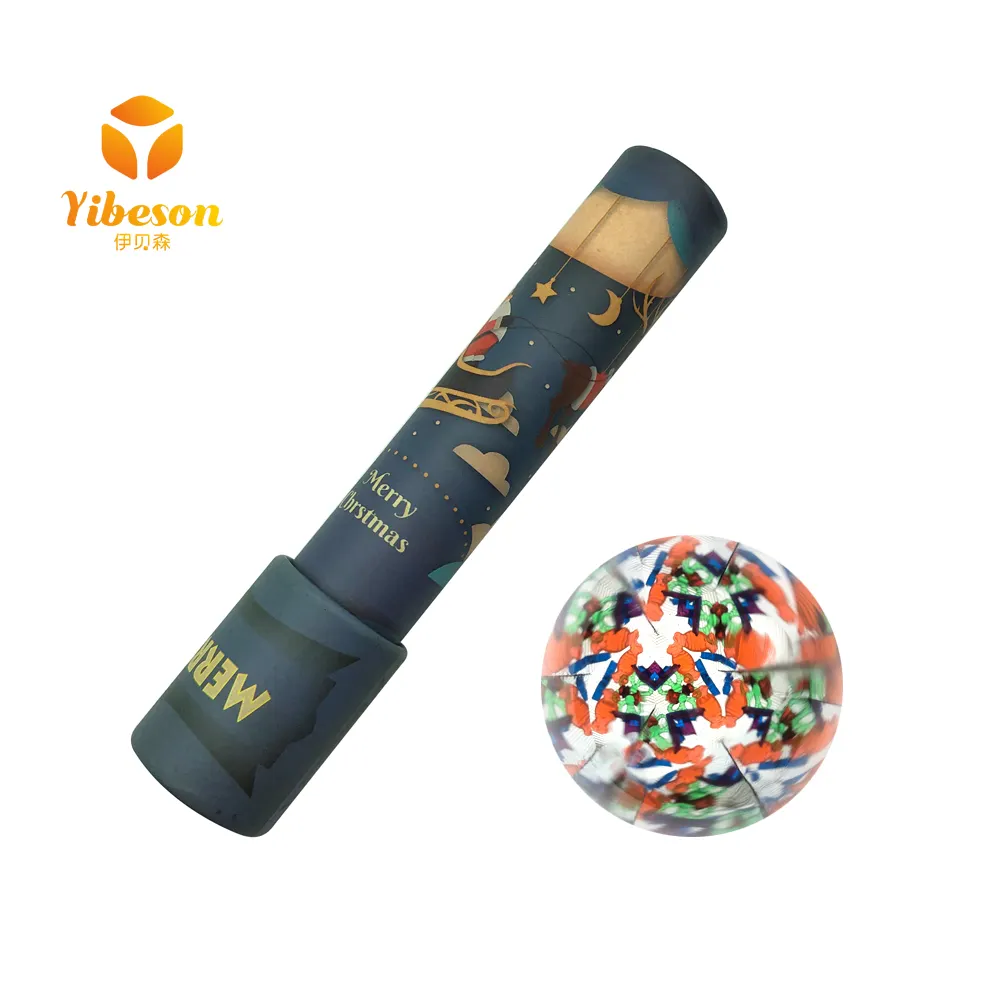 Оптовая продажа, большой вращающийся калейдоскоп, детские развивающие игрушки, волшебный калейдоскоп