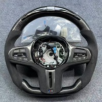 Volant en fibre de carbone personnalisé pour BMW Série G 2 3 4 5 6 7 8 Série X3 X4 X5 G20 G30 M3 M4 M5 M8 Z4 2018-2024