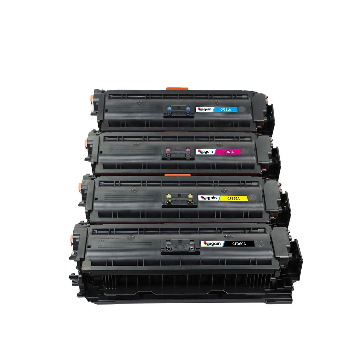 4-Pack HP Toner Cartridges W9060MC W9061MC W9062MC W9063MC - Compatible With HP Color Managed Series