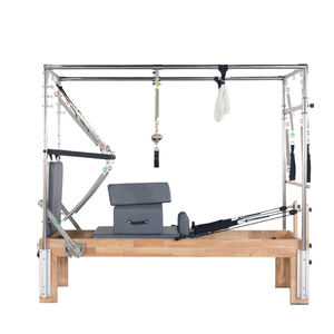 カスタマイズされた耐久性のあるオークウッド調整可能ヨガ改革者ピラティスマシン3-in-1ピラティスキャデラックピラティススタジオジム - Product Image 5