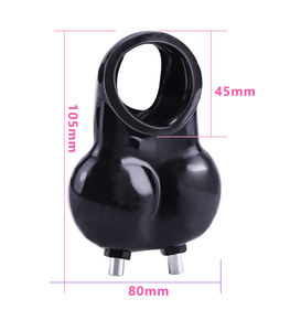 Gabbia di Castità per Adulti in TPE con Anello per il Pene a Impulsi Elettrici per Bondage Scrotale e Dispositivo di Bloccaggio - Product Image 6