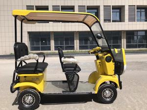 WELIFTRICH-Carrito de golf eléctrico EW2028KSF de 60V, marco de acero para 4 asientos de pasajeros, rango de 90km elevado para exteriores - Product Image 4
