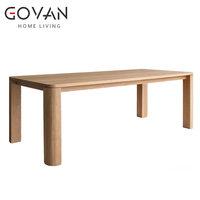 Table à manger carrée en frêne massif de la série nordique pour les salles à manger à domicile, les hôtels et les espaces commerciaux