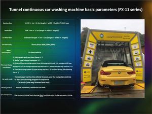 Système de lavage de véhicules commerciaux automatique continu en tunnel, 35 kW, haute pression, mousse, séchage à l'air - Product Image 2