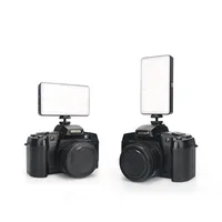 ポケットビデオカメラランプ調光可能スタジオ写真RGB充電式LED照明
