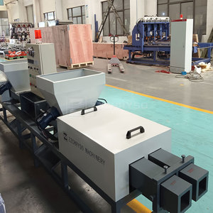 เครื่องอัดขึ้นรูปบล็อก<span class=keywords><strong>ไม้</strong></span>แบบอัตโนมัติ เครื่องทำบล็อกฐานเสาเข็มสำหรับพาเลท - Product Image 3