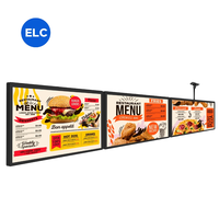 Pantalla LCD de Señalización Digital Ultra Delgada de 32 Pulgadas con Bisel Estrecho, Solución Android 1080p, Pantalla Publicitaria, Menú Digital, Gráficos para Elevadores