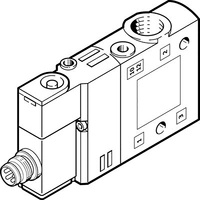 CPE14-M1CH-3GL-1/8, électrovanne pilote, 3 canaux, série CPE, interface, débit maximal 900L/min