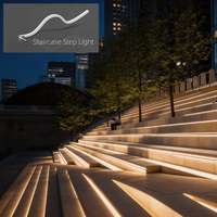 Lumière LED pour escalier extérieur, 16*16mm, silicone, néon flexible, IP66, résistant aux intempéries, anti-UV, lumière de corde découpable pour marches et allées
